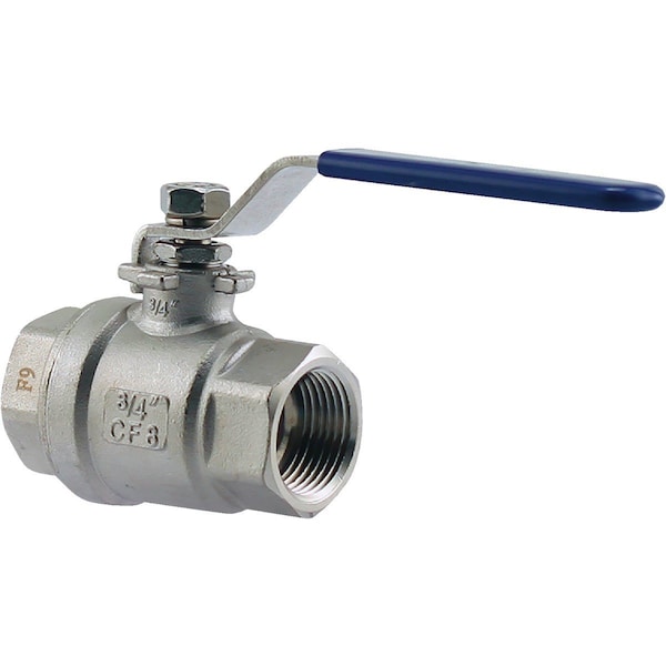 Plumbeeze PLUMB-EEZE 1-1/4 In. FPT Stainless Steel Full Port Ball Valve PEBVSS-1012 - main